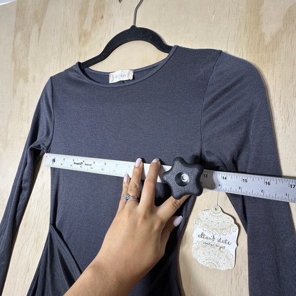 Altar'd State Tatia Ribbed Tie Front Dress - Picture 7 of 10